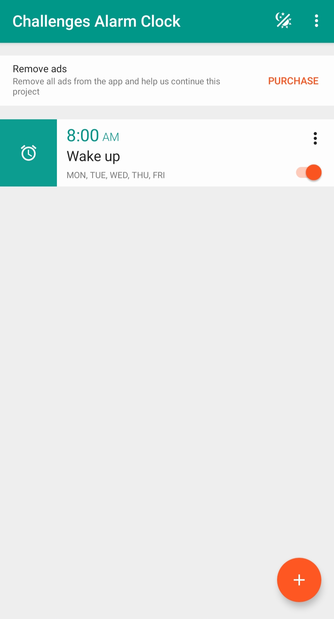 CHALLENGES ALARM CLOCK APP